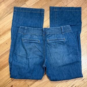 Ann Taylor LOFT Women's Flare Leg Denim jeans size 8 EUC